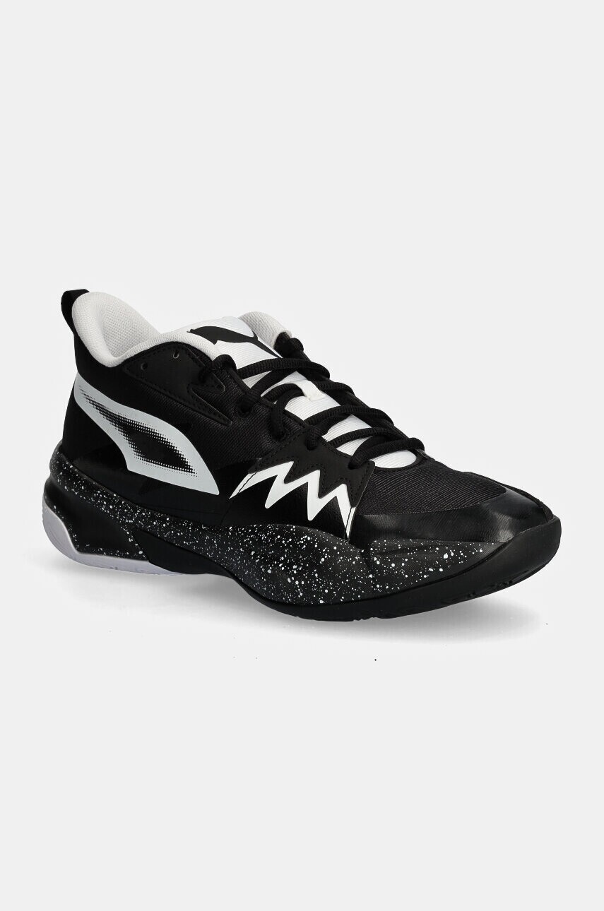 Basketbalové topánky Puma Genetics Speckle čierna farba, 310405