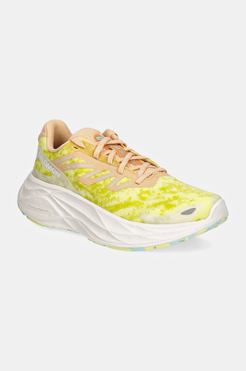 Topánky Salomon Aero Glide 2 dámske, žltá farba, L47434300
