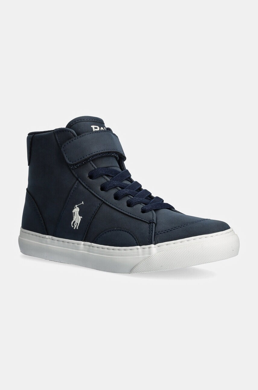 Detské tenisky Polo Ralph Lauren RYLEY MID tmavomodrá farba, RL01232410
