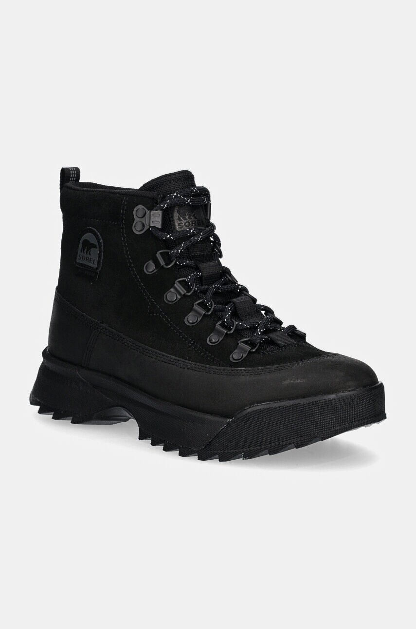 Kožená obuv Sorel SCOUT 87 PRO BOOT PLUS W pánska, čierna farba, 2084861010