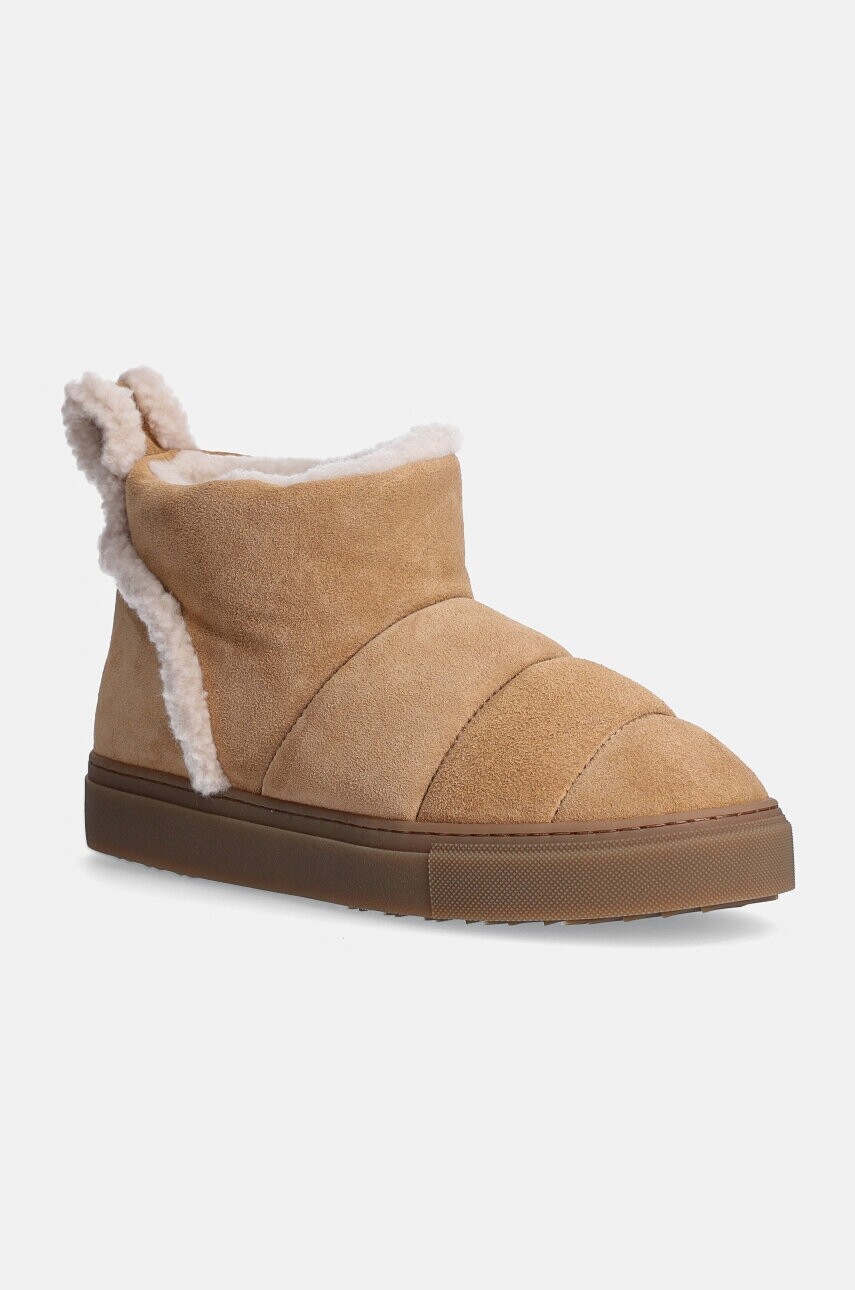Snehule Inuikii Shearling Slipin béžová farba, 75202-010