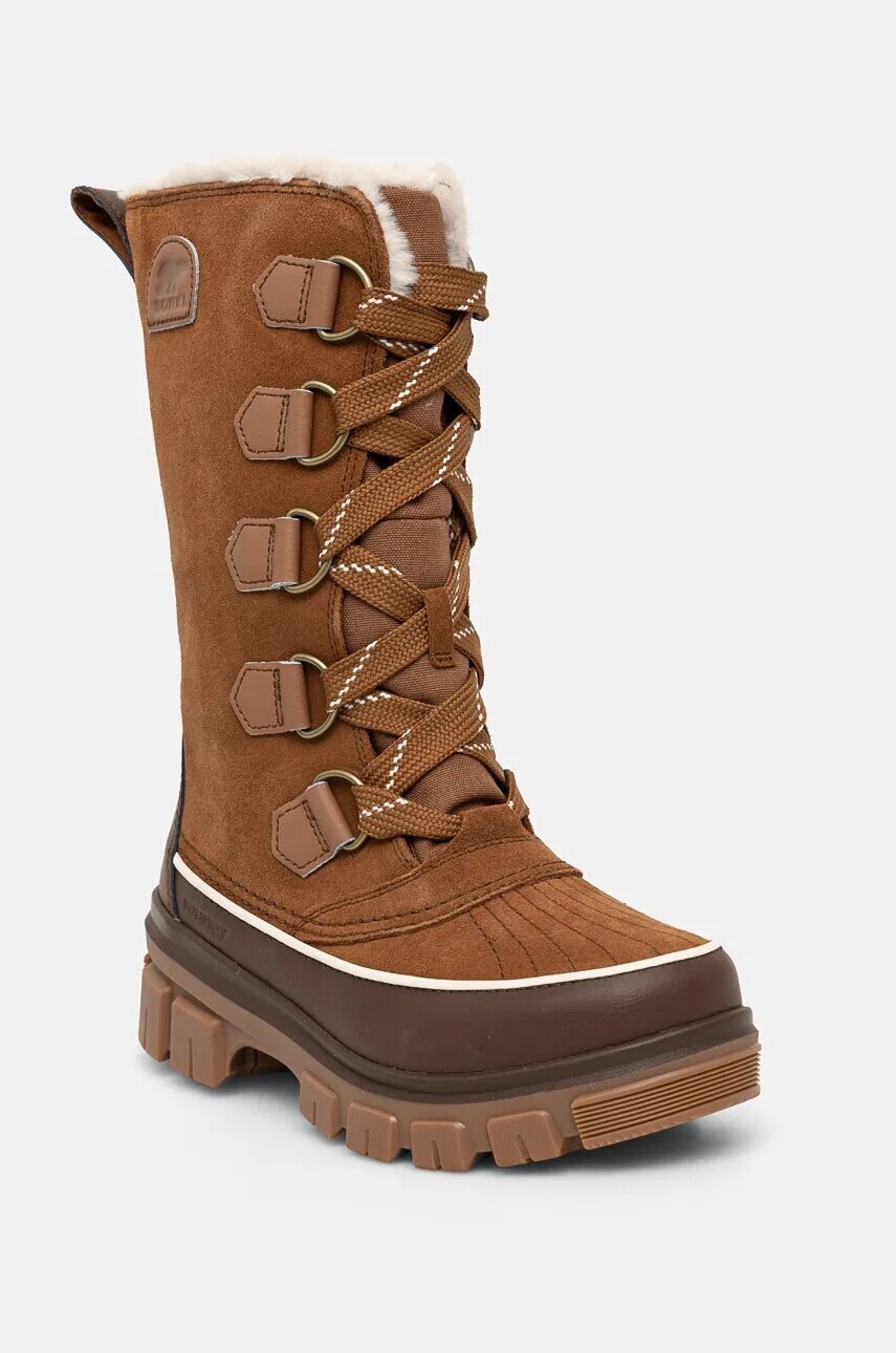 Snehule Sorel TORINO V TALL WP OUTDRY hnedá farba, 2106691242
