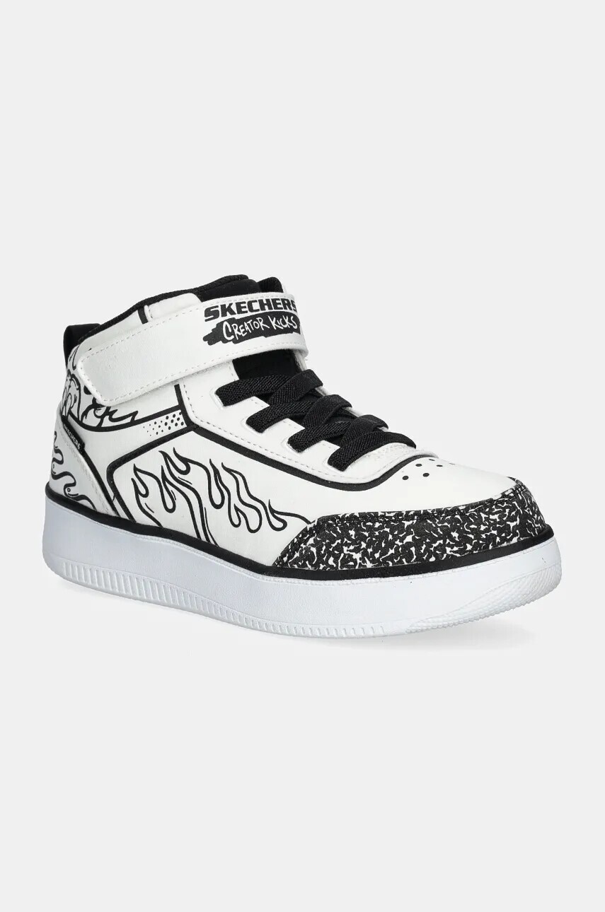 Detské tenisky Skechers SPORT COURT 92 biela farba, 403500L
