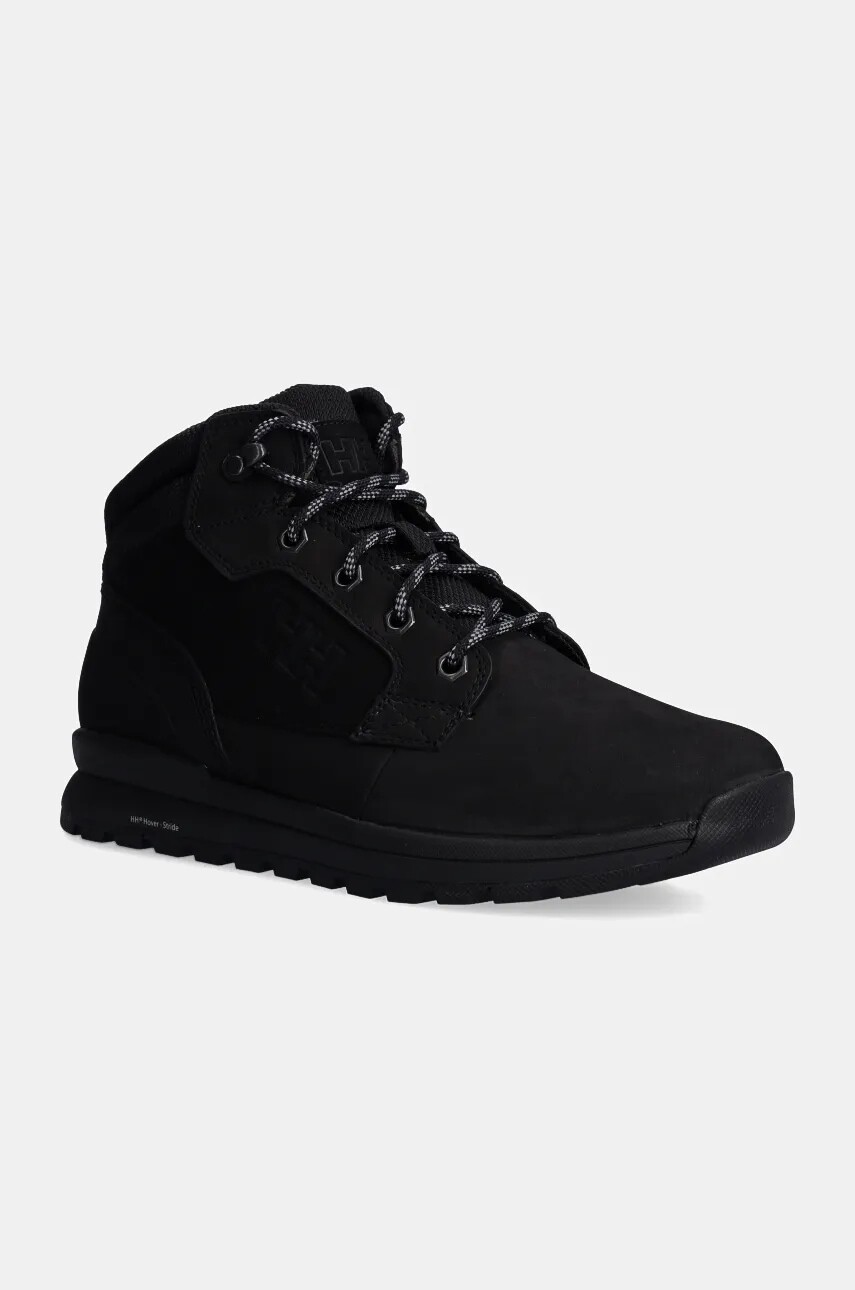 Topánky Helly Hansen Kelvin Mid pánske, čierna farba, jemne zateplené, 12038