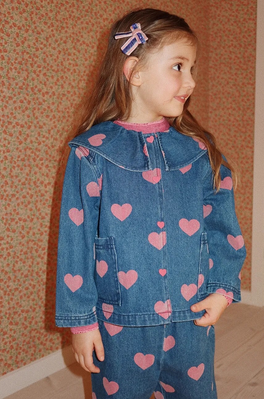 Detská rifľová bunda Konges Sløjd MAGOT DENIM SHIRT GOTS KS101581