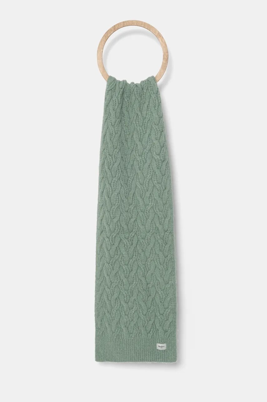Detský šál Pepe Jeans ZAIDA SCARF tyrkysová farba, jednofarebný, PG060118