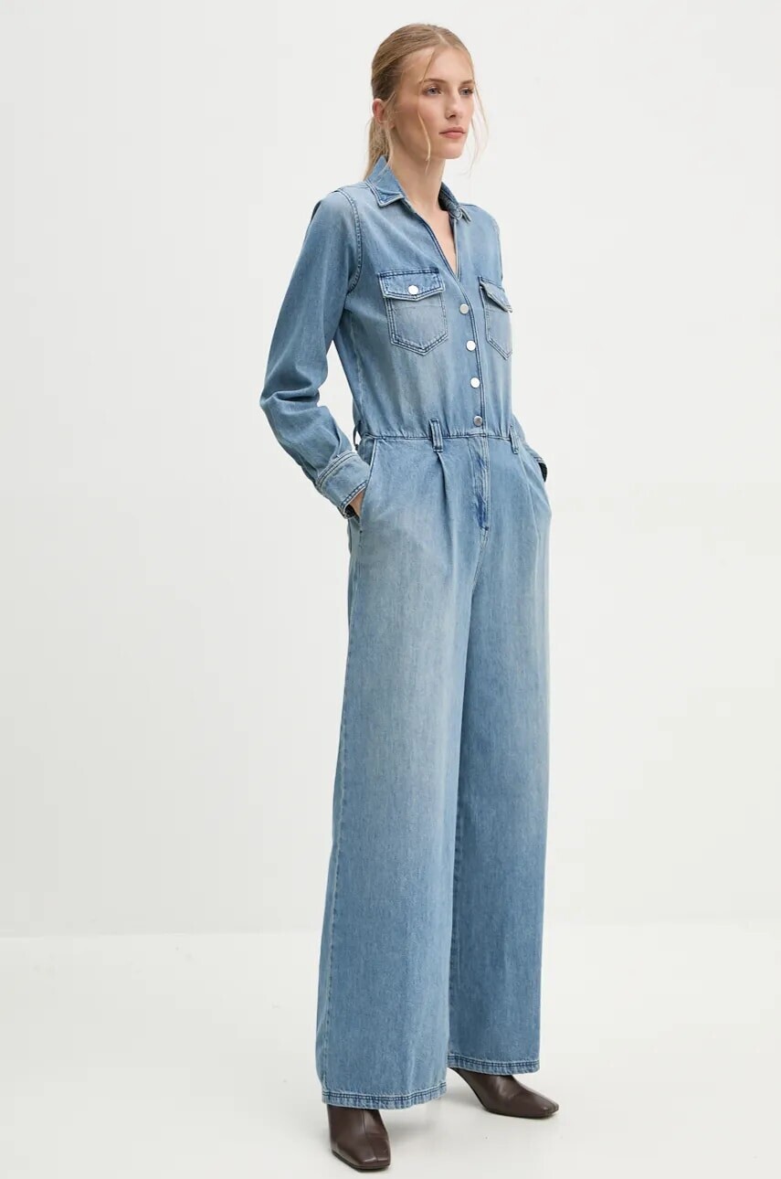 Rifľový overal BA&SH bavlnený, s golierom, 1H24FANN