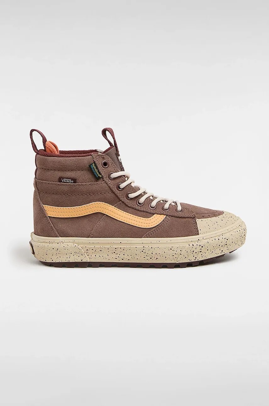 Tenisky Vans MTE Sk8-Hi Waterproof dámske, hnedá farba, VN000CVTTUP1