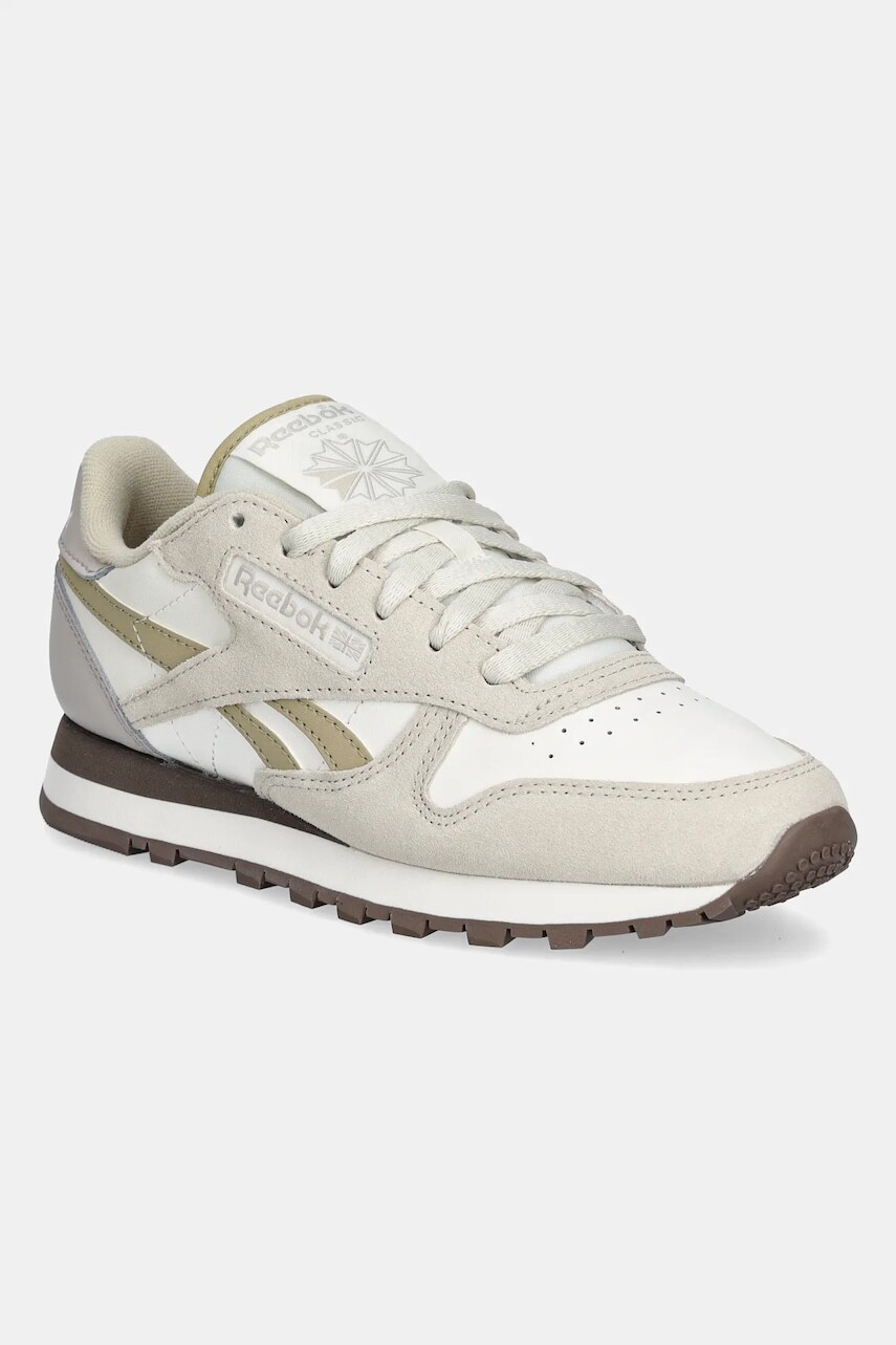 Kožené tenisky Reebok Classic Classic Leather šedá farba, 100201186