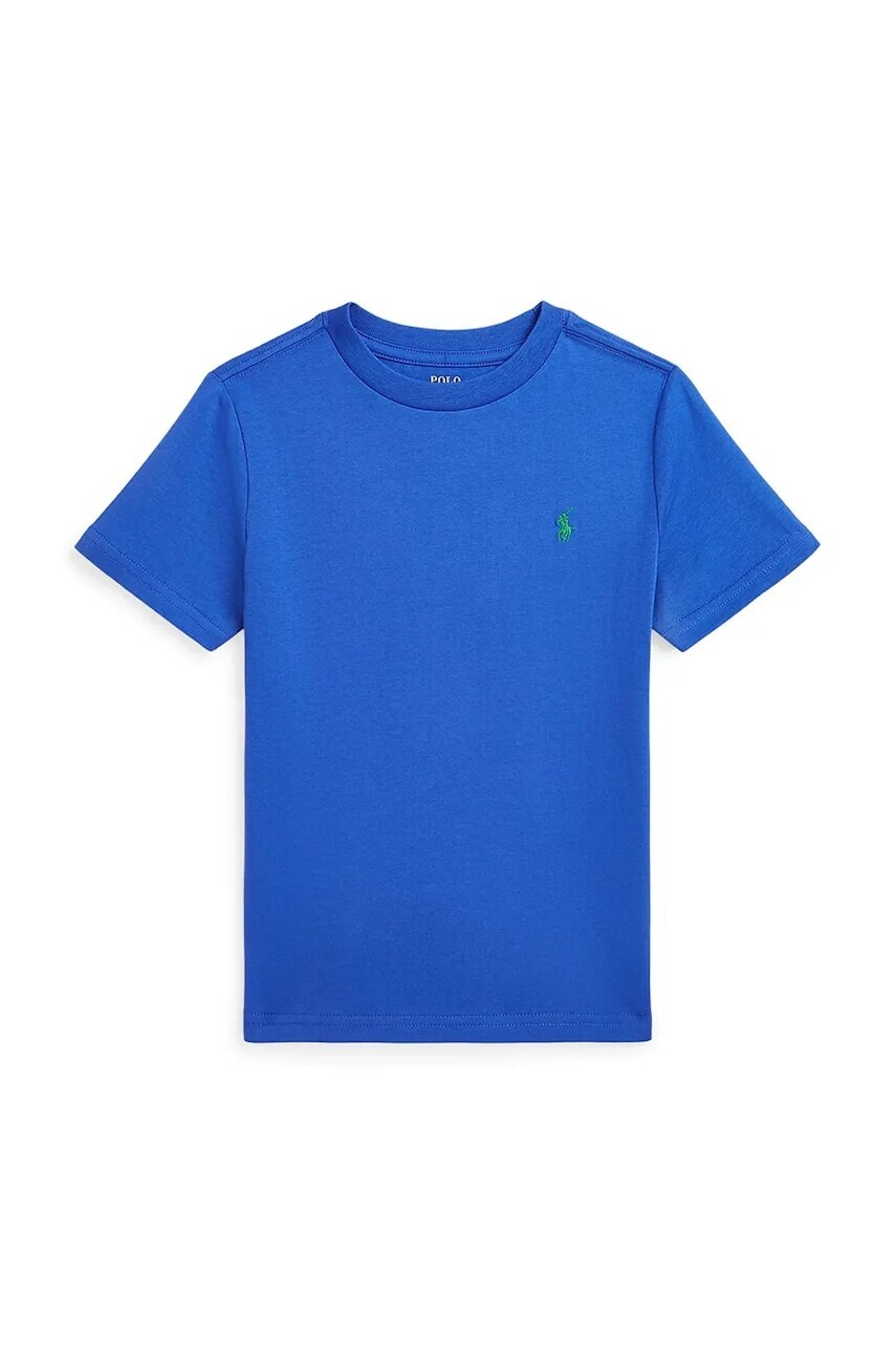 Detské bavlnené tričko Polo Ralph Lauren jednofarebné, 322832904167