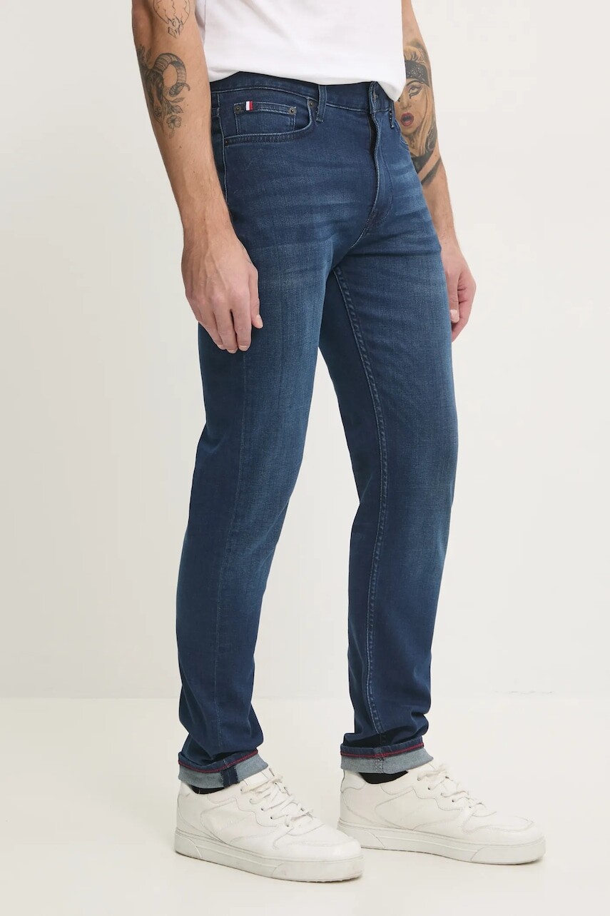 Rifle Tommy Hilfiger pánske, tmavomodrá farba, MW0MW39042