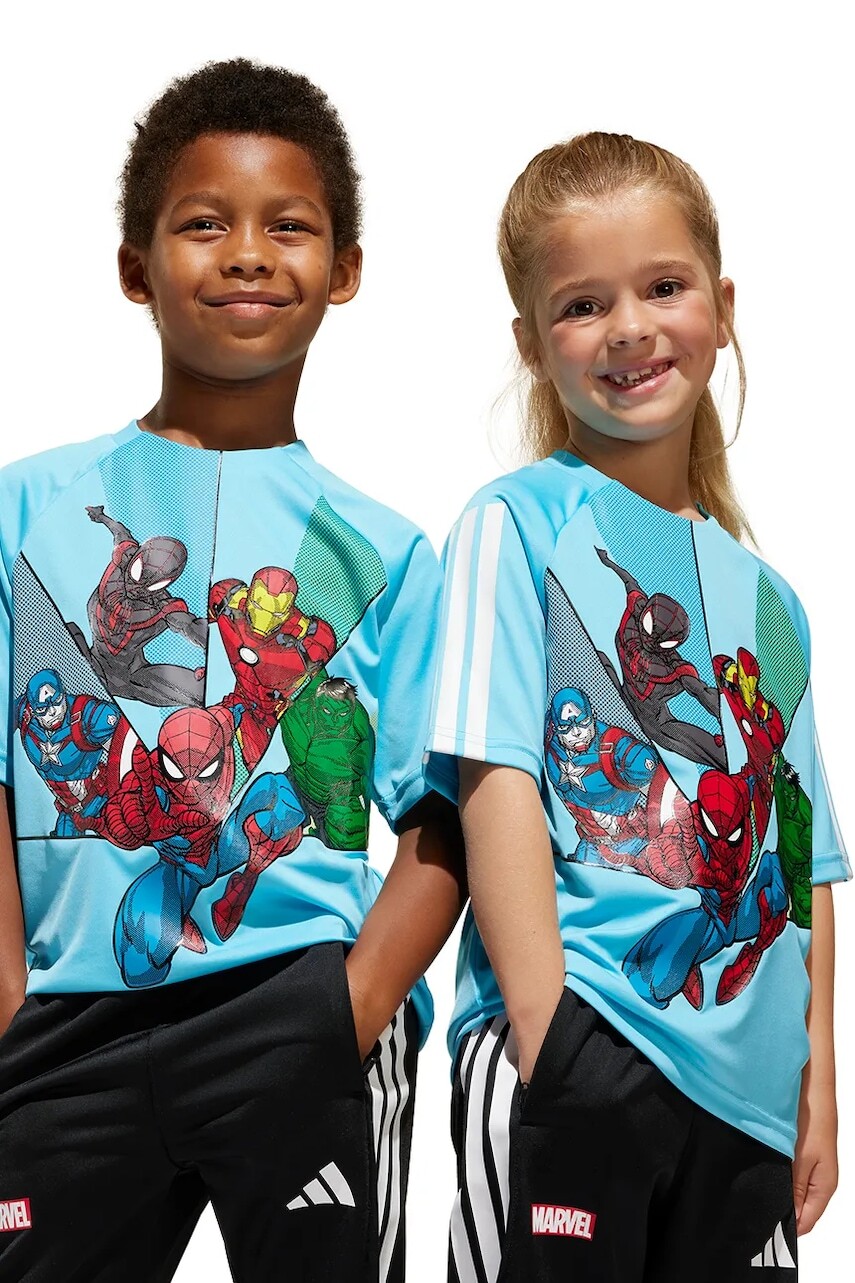 Detské tričko adidas MRVL vzorované, JD4556