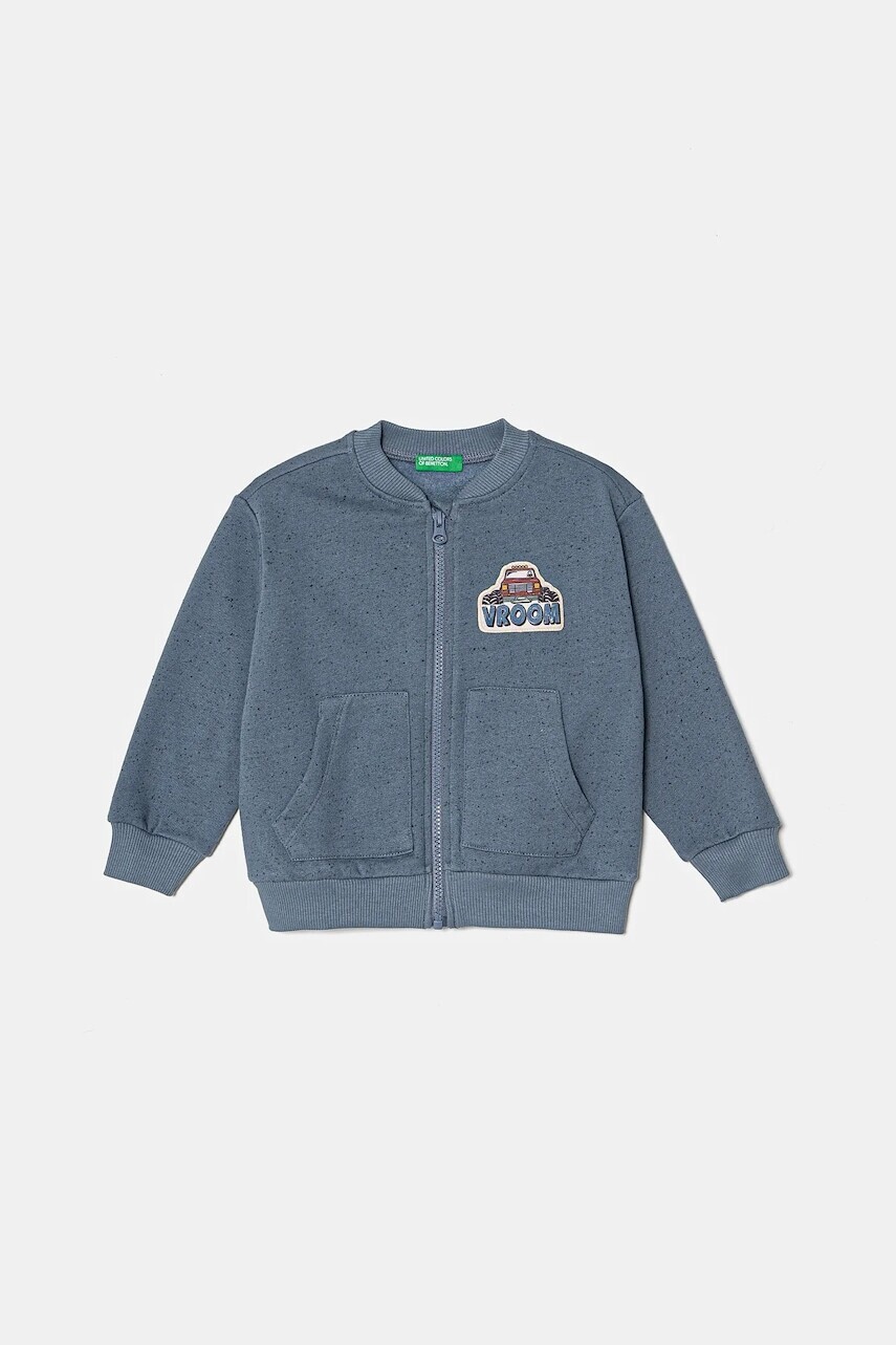 Detská mikina United Colors of Benetton s nášivkou, 3O4ZG503F