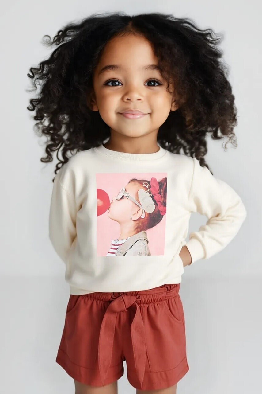 Detská mikina Mayoral ružová farba, s potlačou, 3401