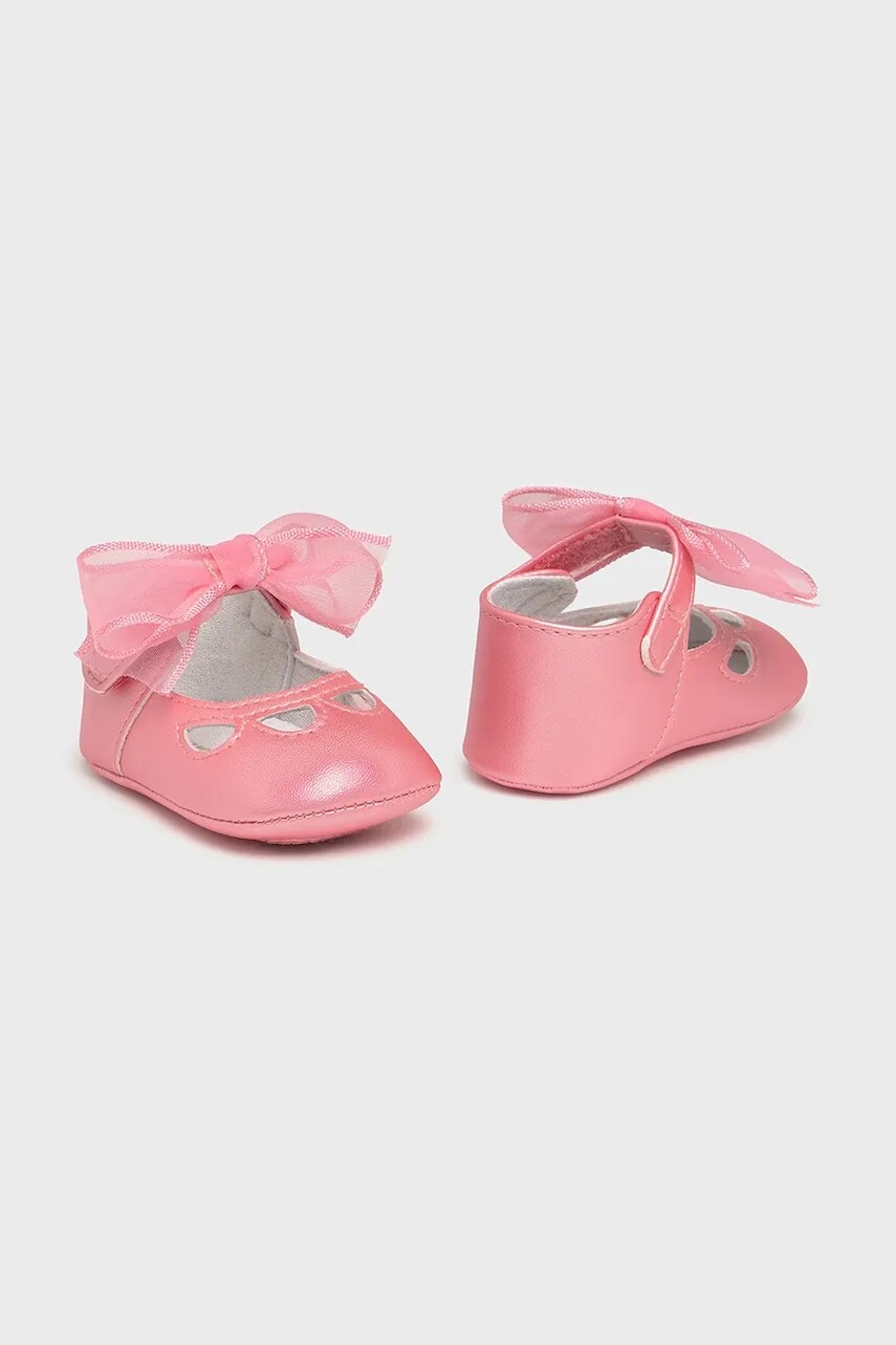 Topánky pre bábätká Mayoral Newborn ružová farba, 9900