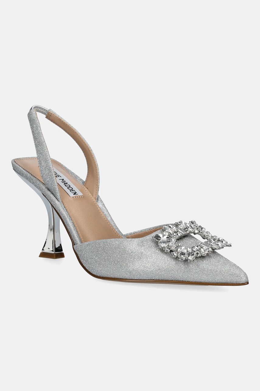 Lodičky Steve Madden Neala strieborná farba, SM11002578