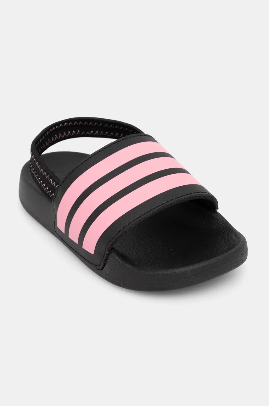 Detské šľapky adidas ADILETTE ESTRAP čierna farba, JR5325