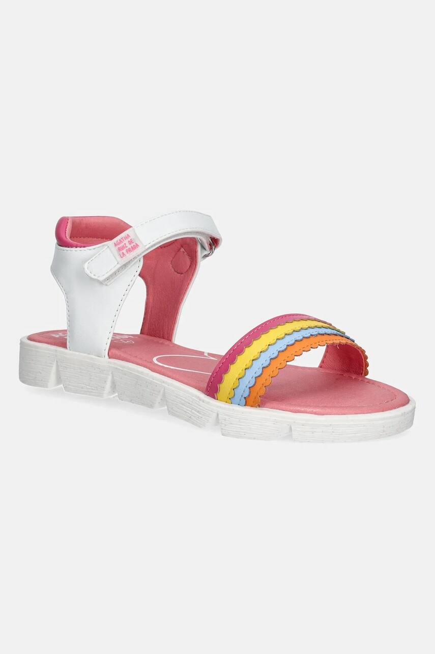 Detské sandále Agatha Ruiz de la Prada biela farba, 252972