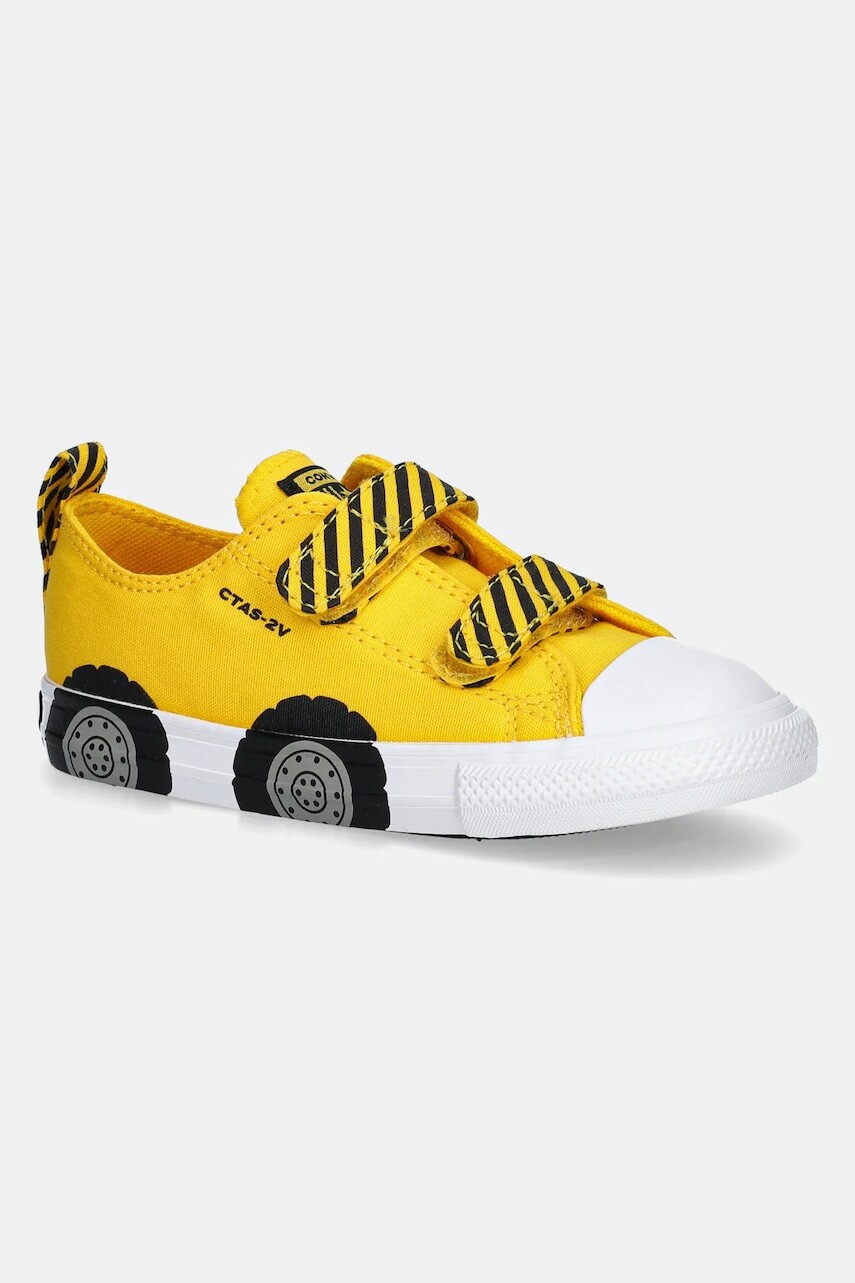 Detské tenisky Converse Chuck Taylor All Star 2V žltá farba, A11466C