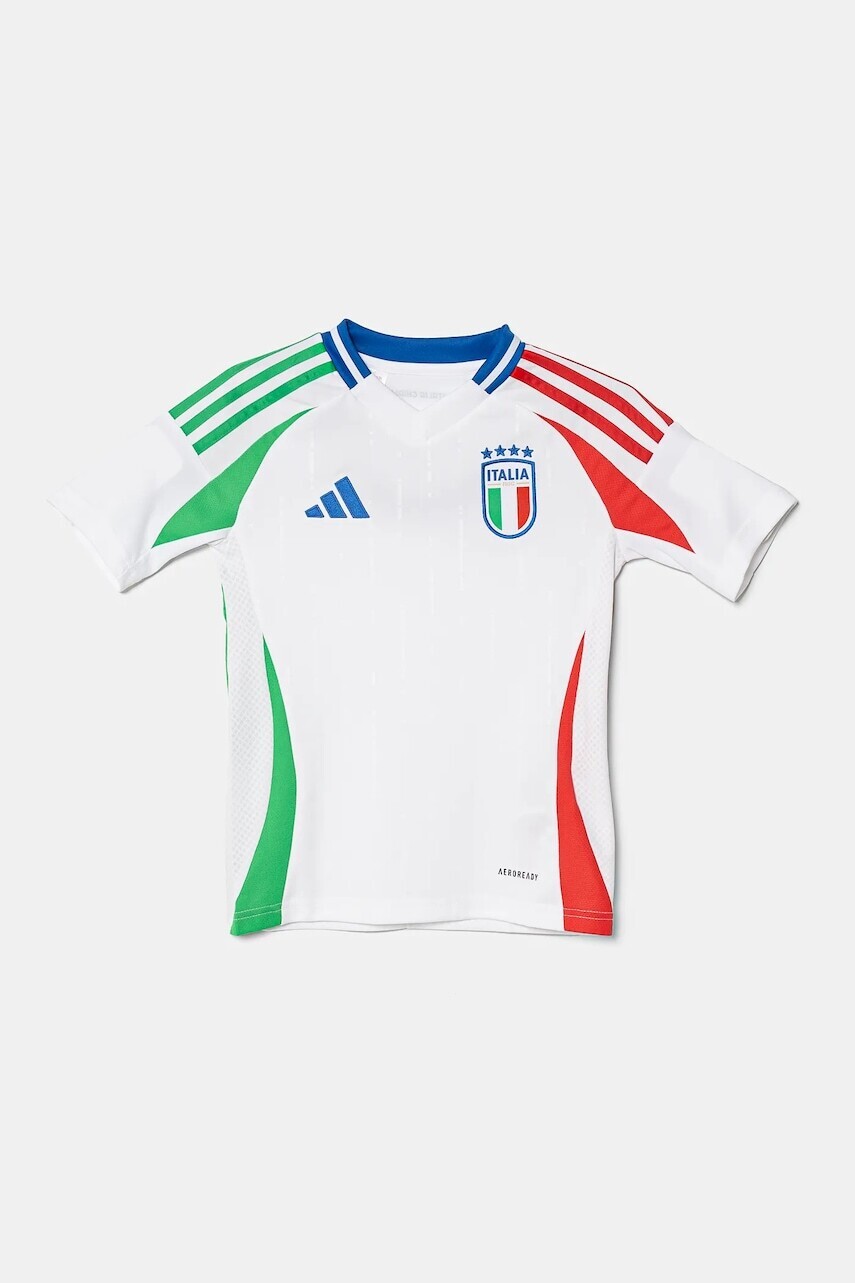Detské tričko adidas Performance biela farba, vzorovaný, IQ0488