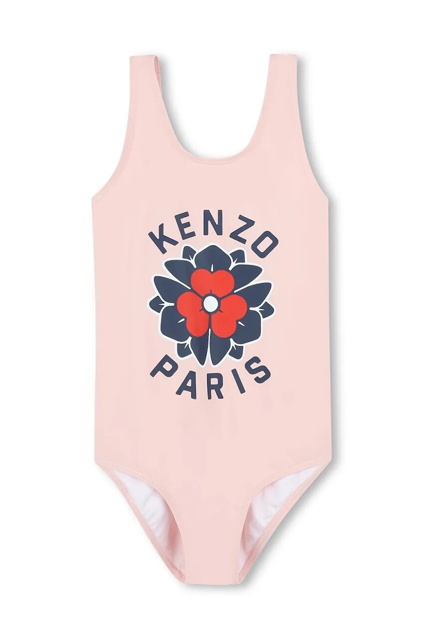 Jednodielne detské plavky Kenzo Kids oranžová farba, K60981