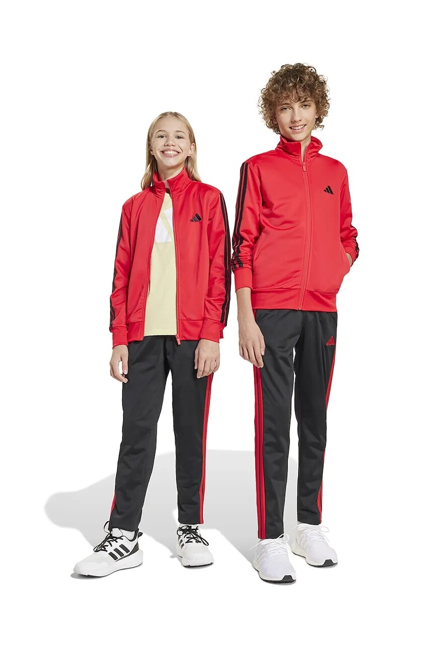 Detská tepláková súprava adidas červená farba, JD6501