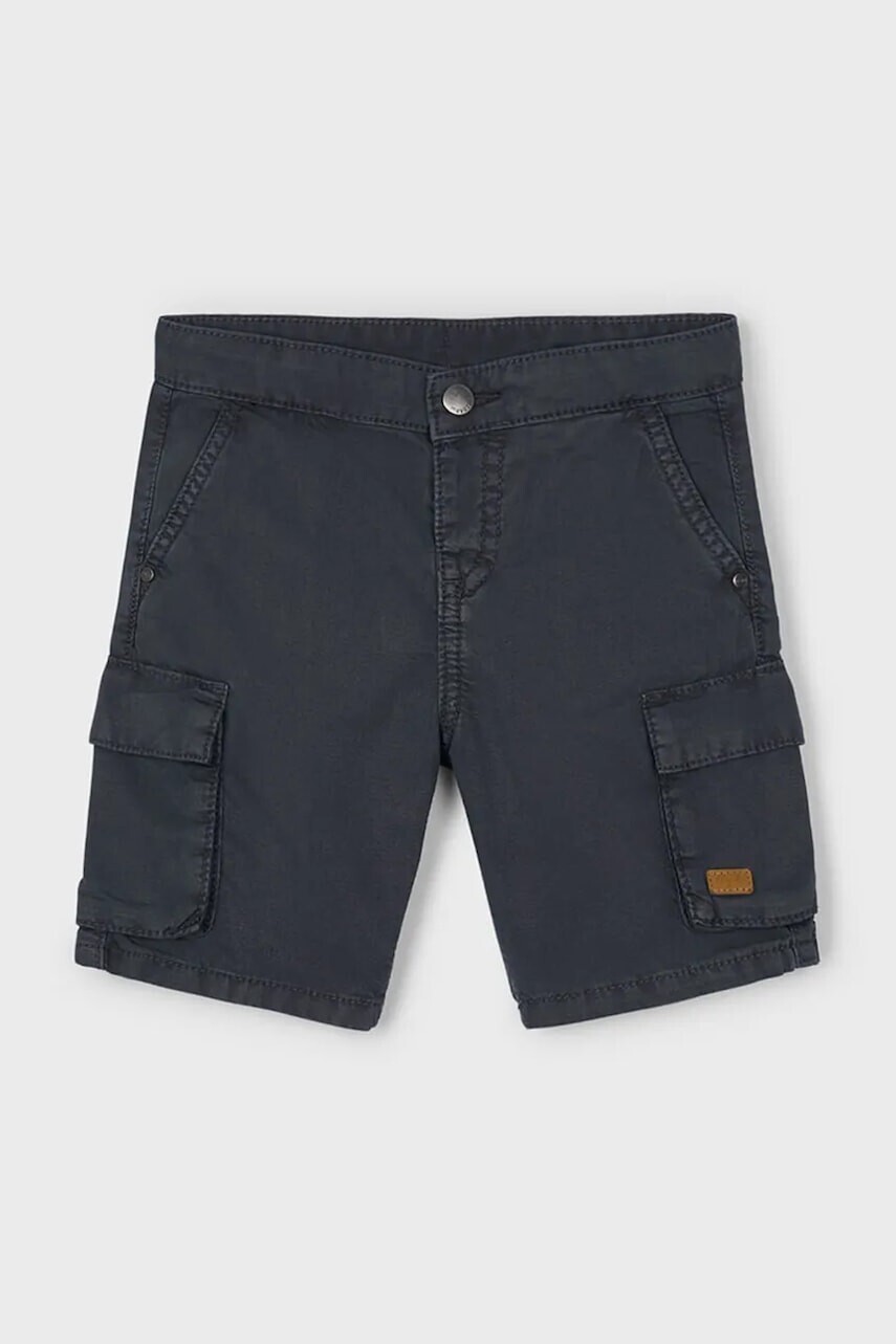 Detské krátke nohavice Mayoral cargo tmavomodrá farba, 3220