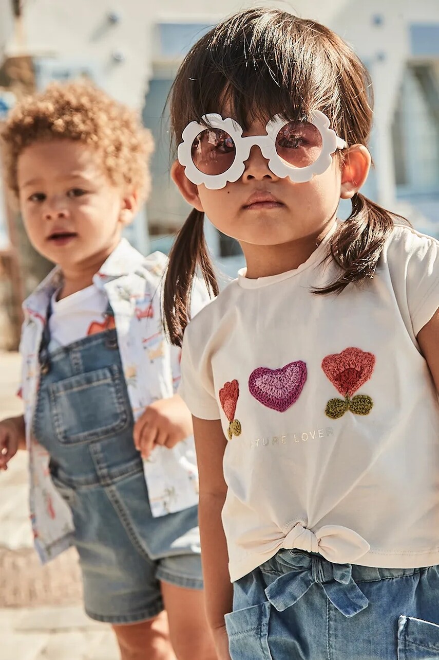 Detské tričko Mayoral béžová farba, 1046