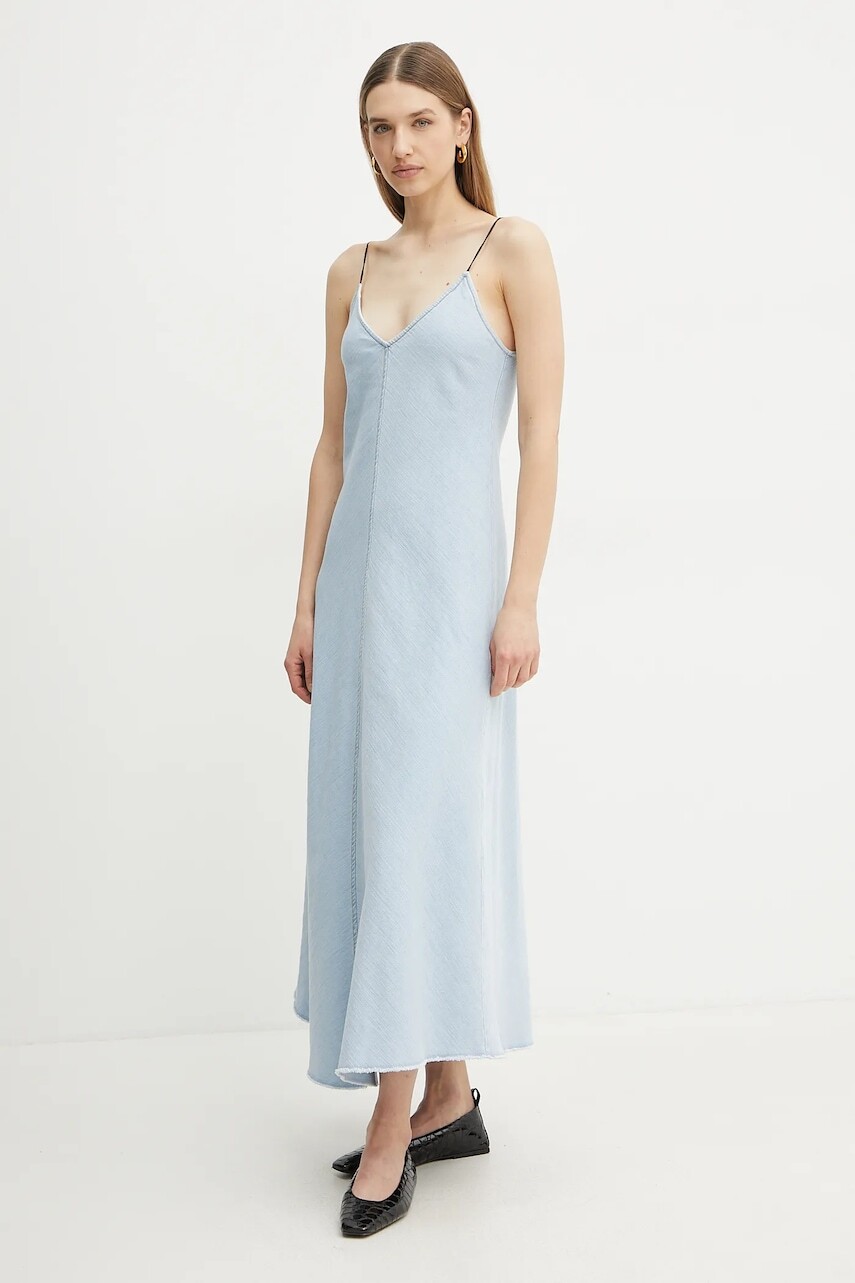 Rifľové šaty Forte Forte midi, áčkový strih, 13549.my dress