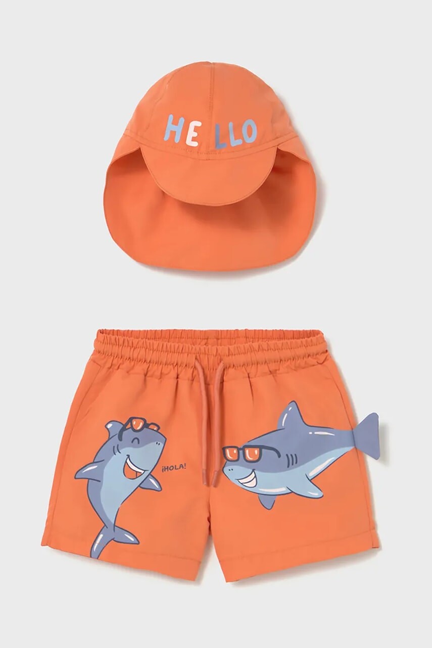 Šortky Mayoral oranžová farba, 1647