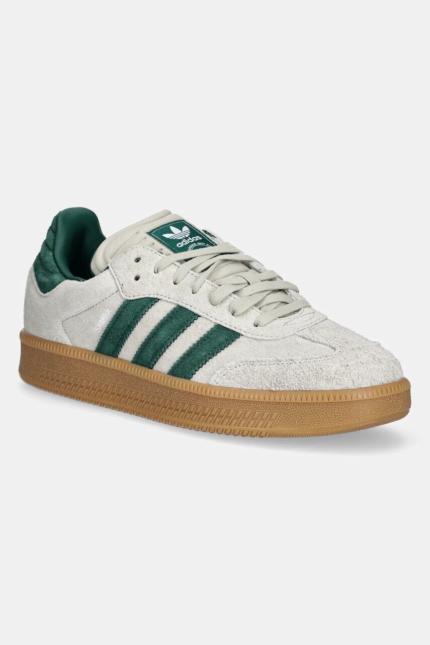 Semišové tenisky adidas Originals Samba XLG béžová farba, JI3197
