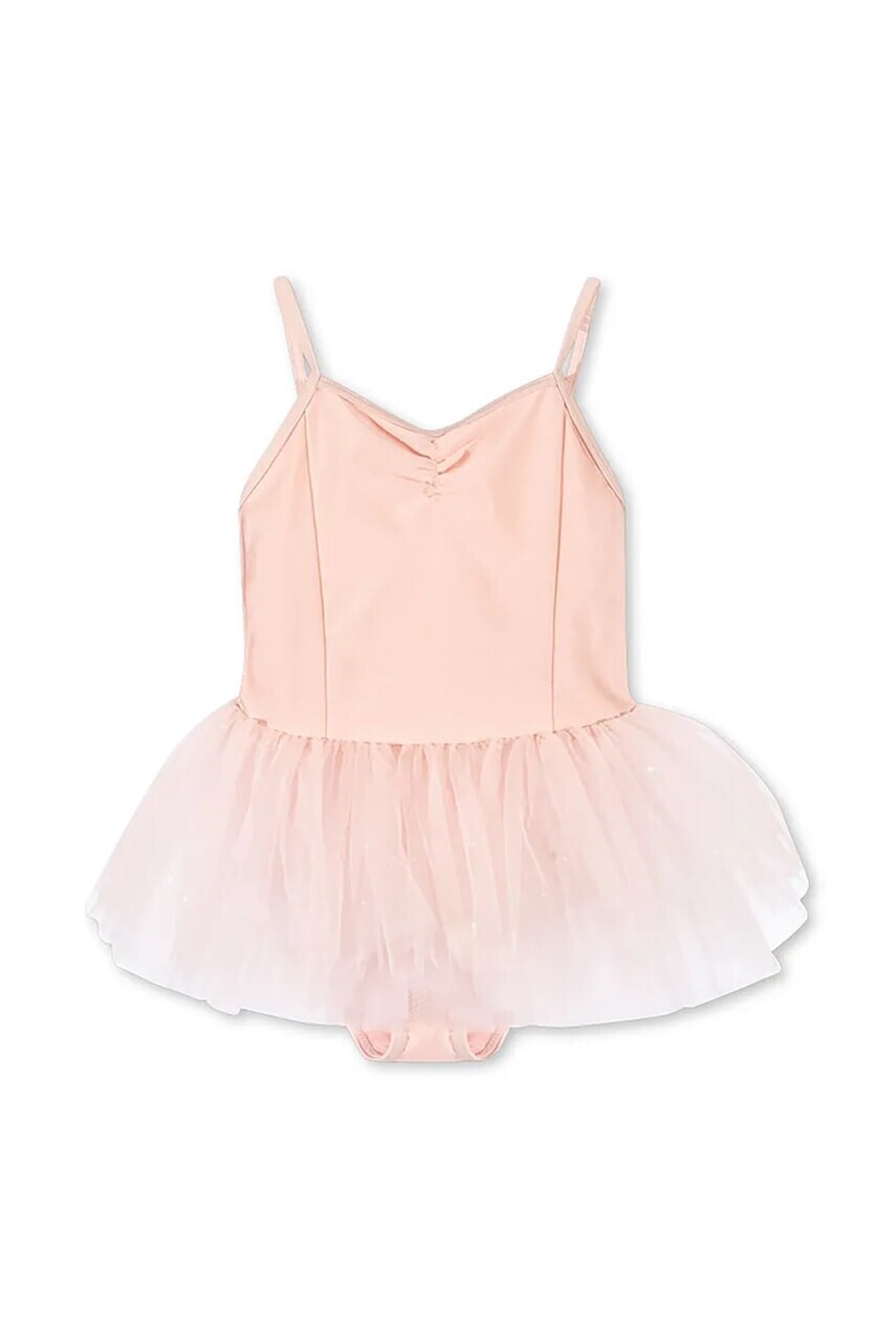 Dievčenské šaty Konges Sløjd MARINA DRESS ružová farba, mini, áčkový strih, KS102646