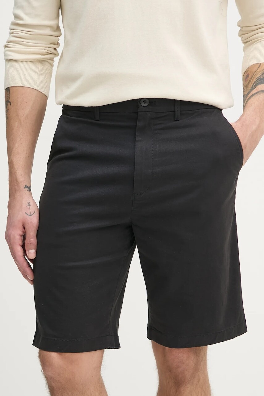 Šortky Calvin Klein pánske, čierna farba, K10K114068