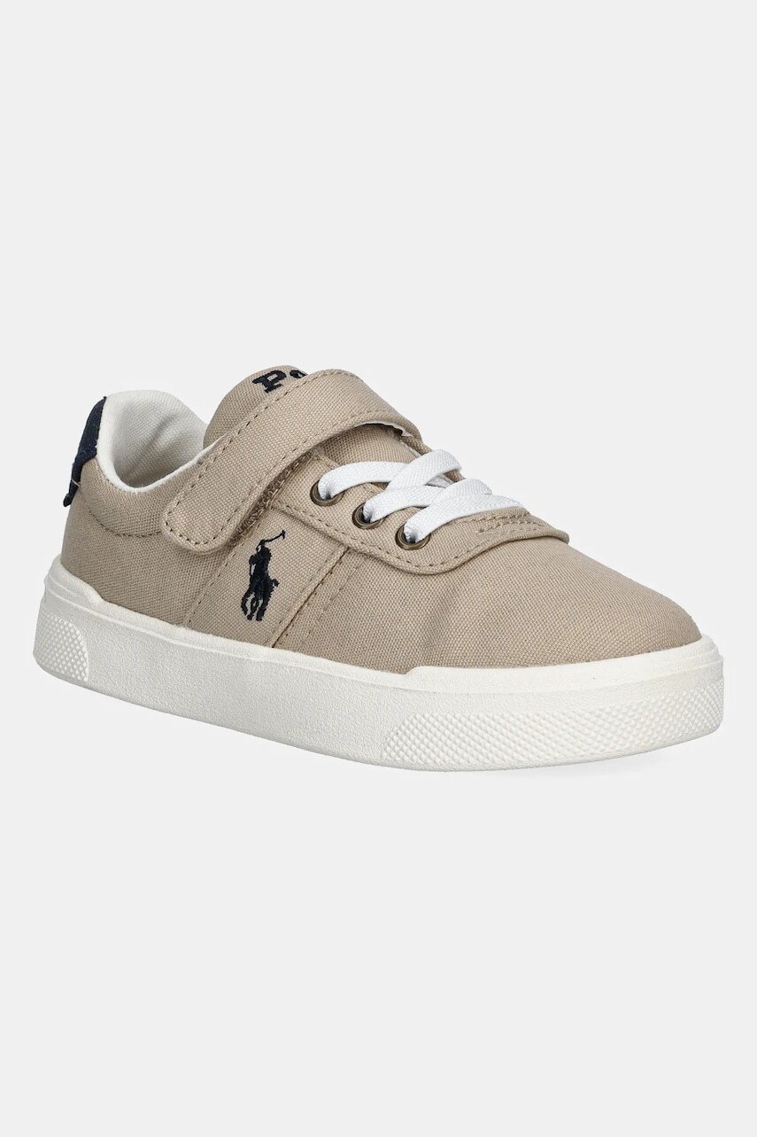 Detské tenisky Polo Ralph Lauren FRAZIER CASUAL PS béžová farba, RL02355272