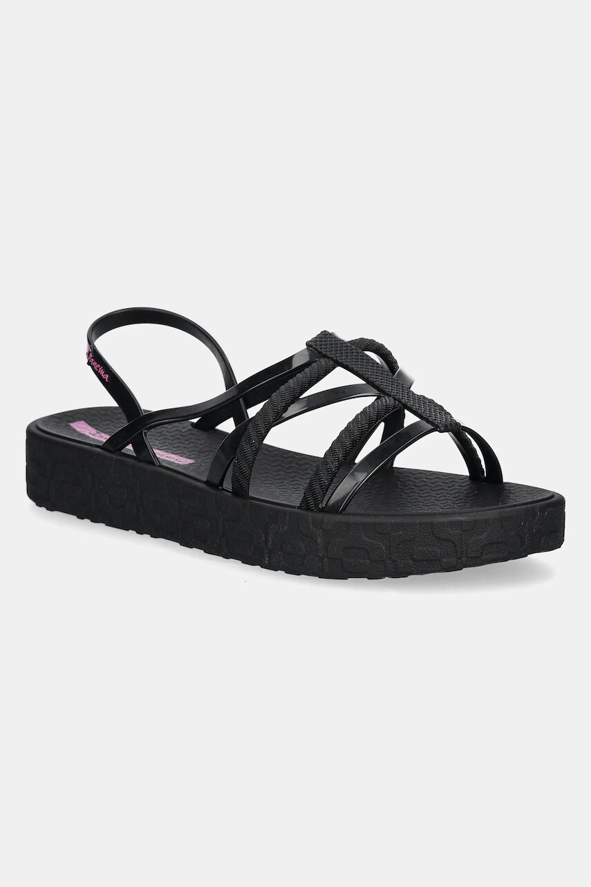 Sandále Ipanema DIVERSA FLAT dámske, čierna farba, 27238-BH322