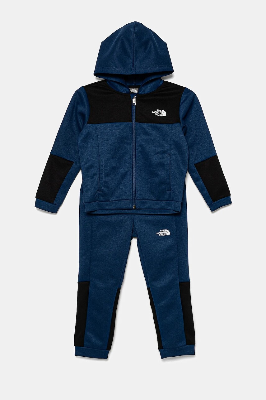 Detská tepláková súprava The North Face KID EASY FZ SET tmavomodrá farba, NF0A8783D1R1
