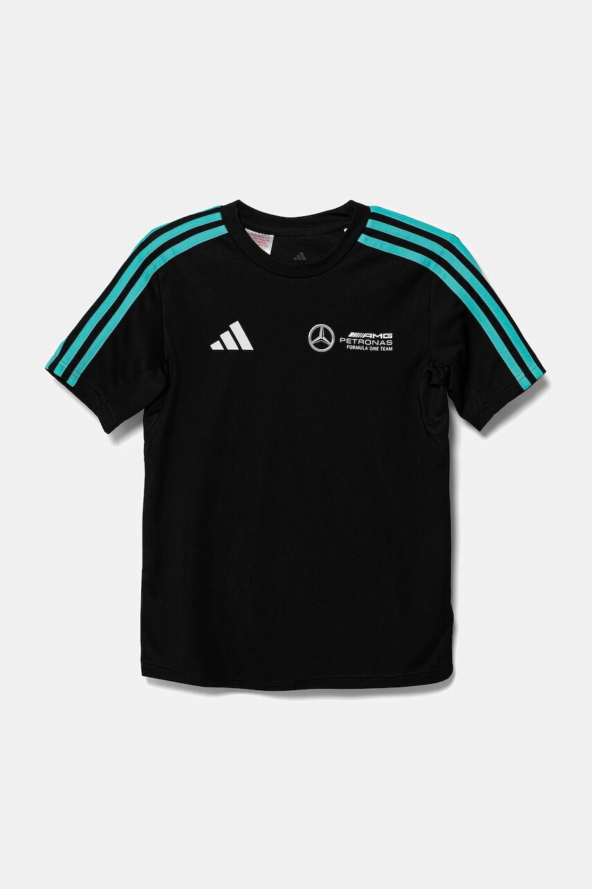 Detské tričko adidas Performance MER DNA čierna farba, s potlačou, JV5423