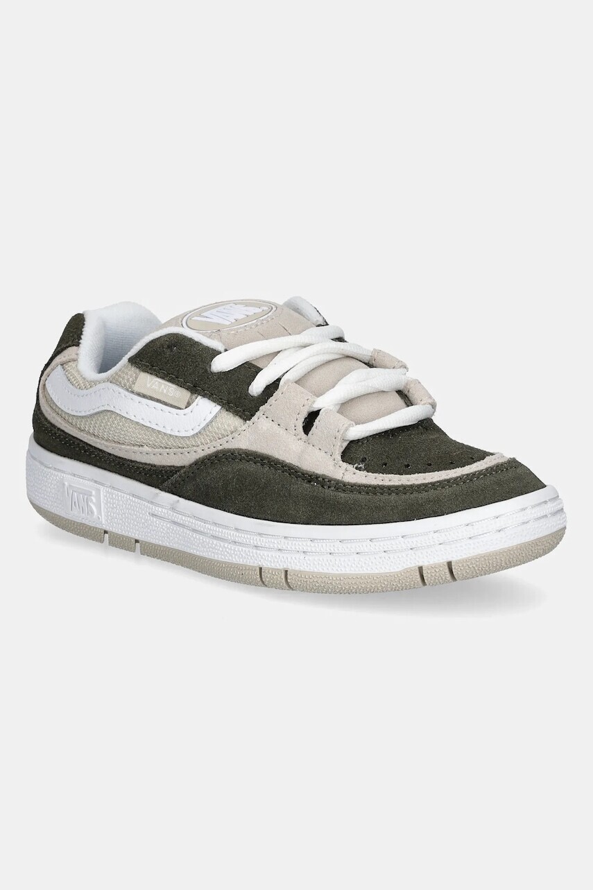 Detské kožené tenisky Vans Speed WS zelená farba, VN000S645TS1
