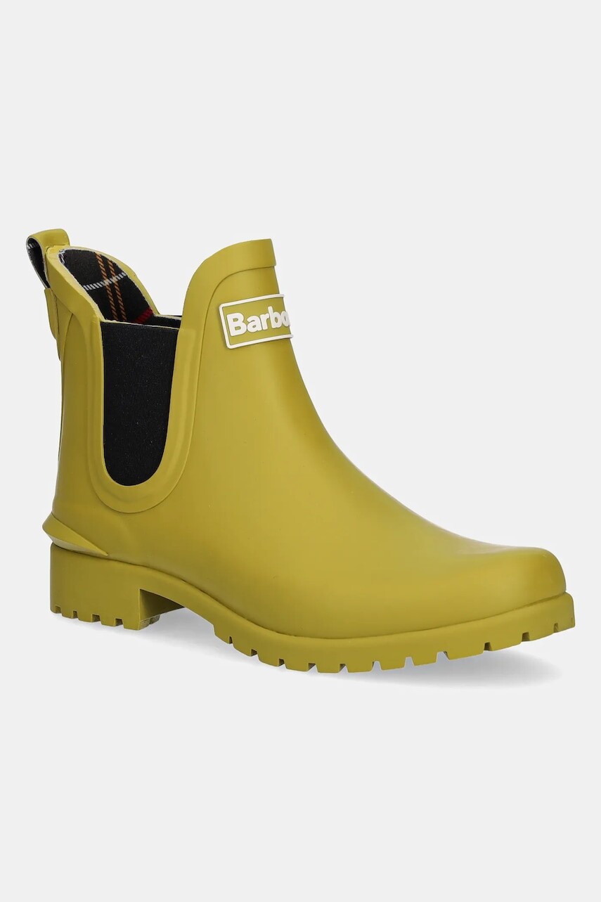 Gumáky Barbour Wilton dámske, zelená farba, LRF0066GN22