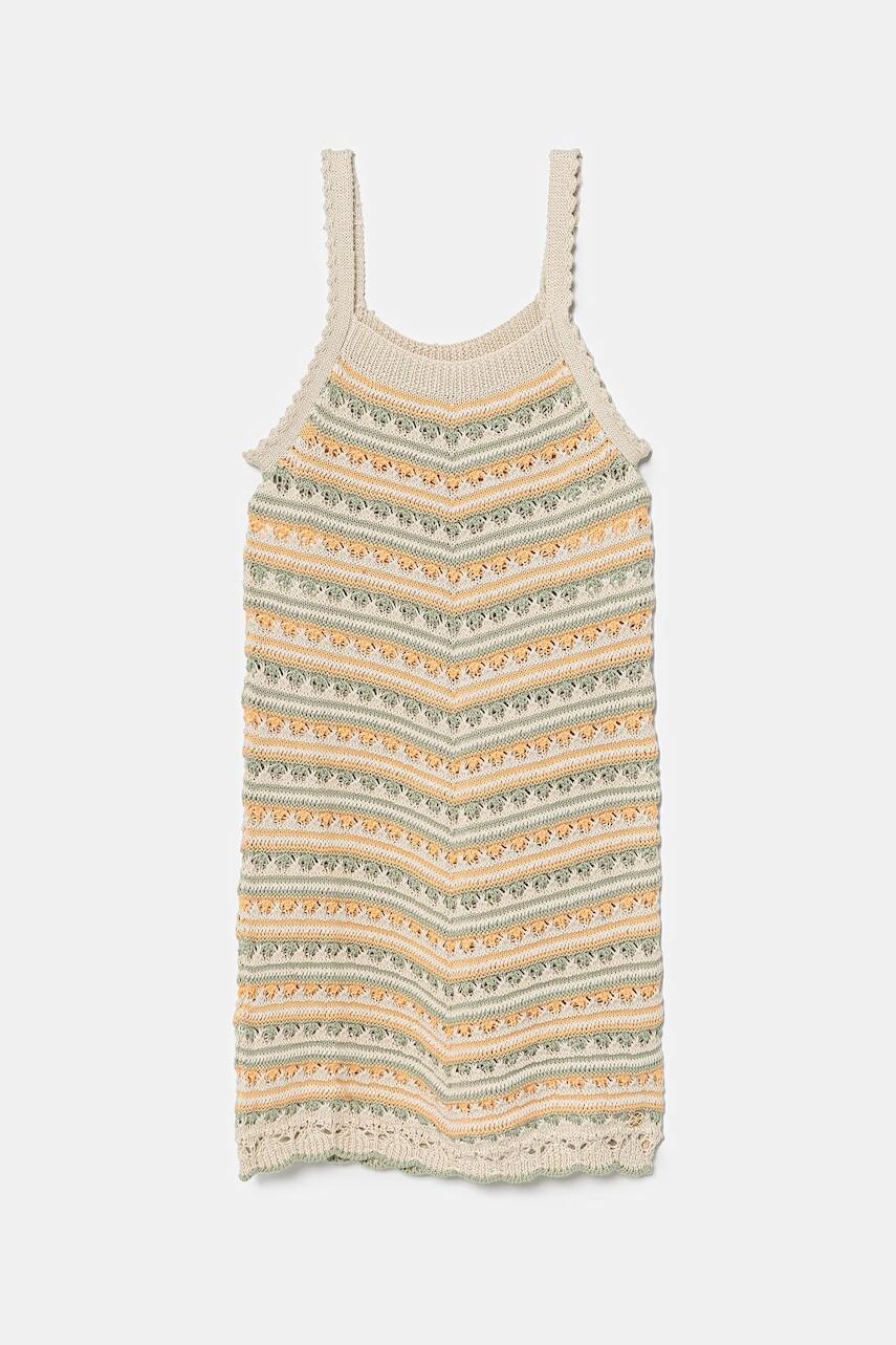 Dievčenské šaty Guess béžová farba, mini, priliehavá, J5GK26 Z3MX0