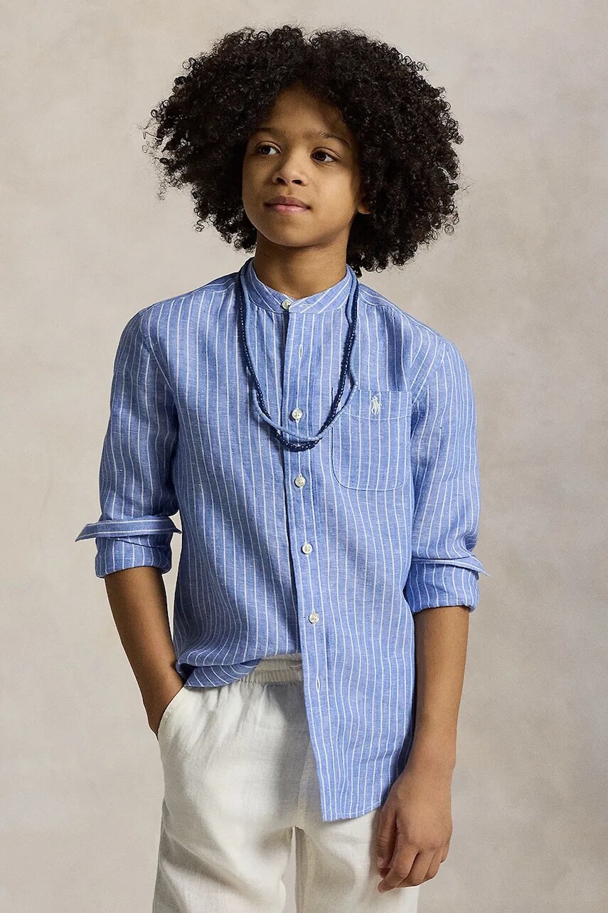 Detská bavlnená košeľa Polo Ralph Lauren 323964594001