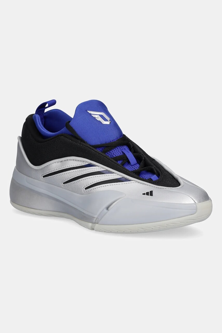 Basketbalové topánky adidas Performance Dame 9 pánske, šedá farba, JH6633