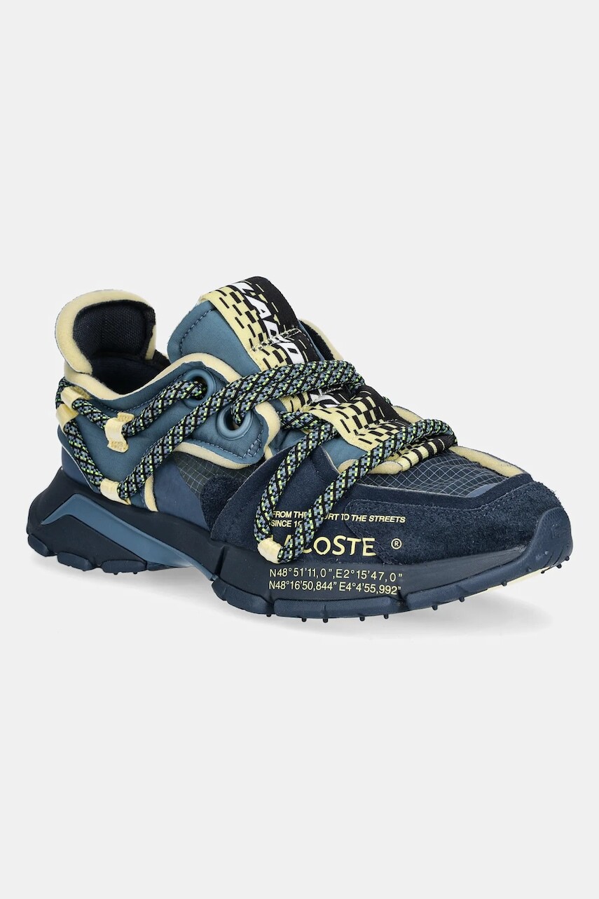 Topánky Lacoste L003 ACTIVE RUNWAY pánske, tmavomodrá farba, 49SMA0012