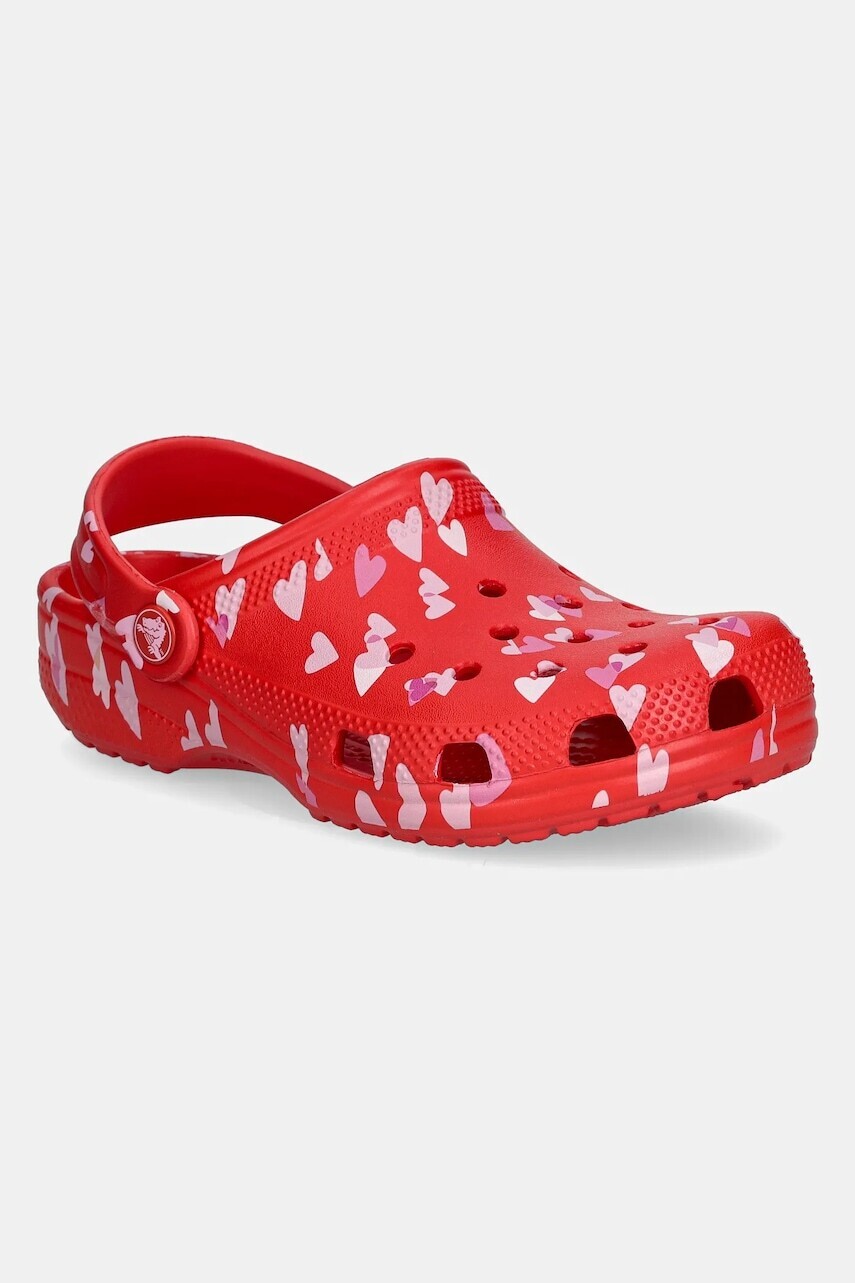 Šľapky Crocs CLASSIC VDAY CLOG červená farba, 209754