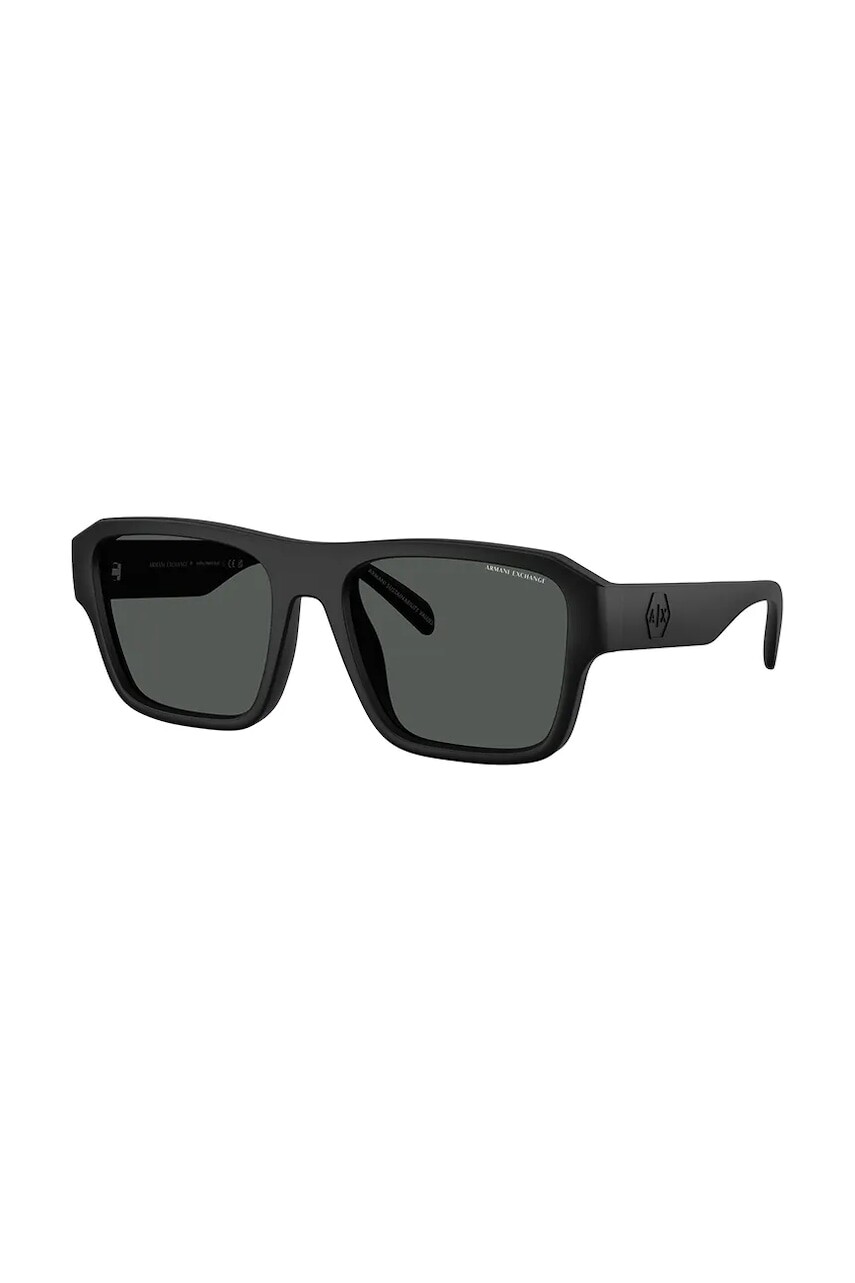 Slnečné okuliare Armani Exchange pánske, čierna farba, 0AX4154SU