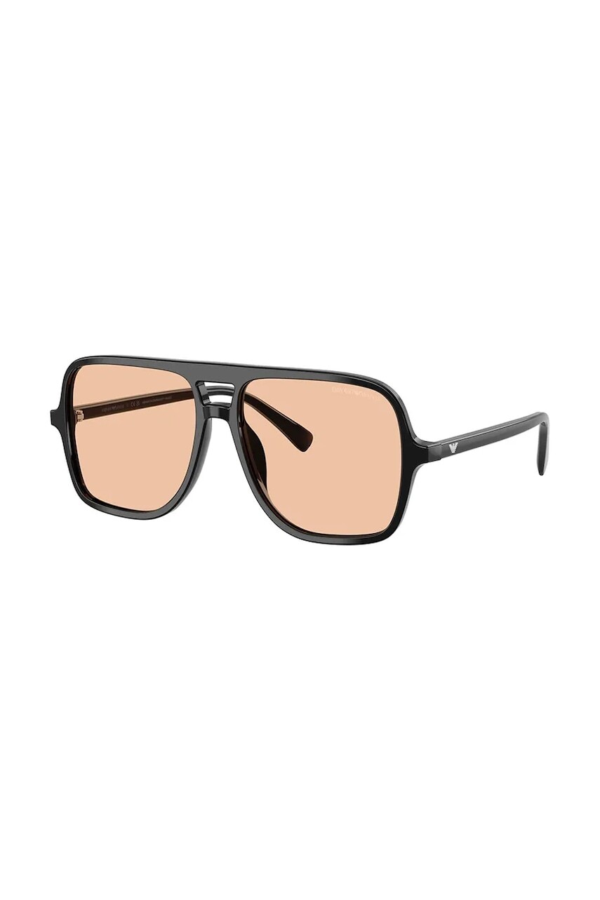 Slnečné okuliare Emporio Armani pánske, čierna farba, 0EA4252U