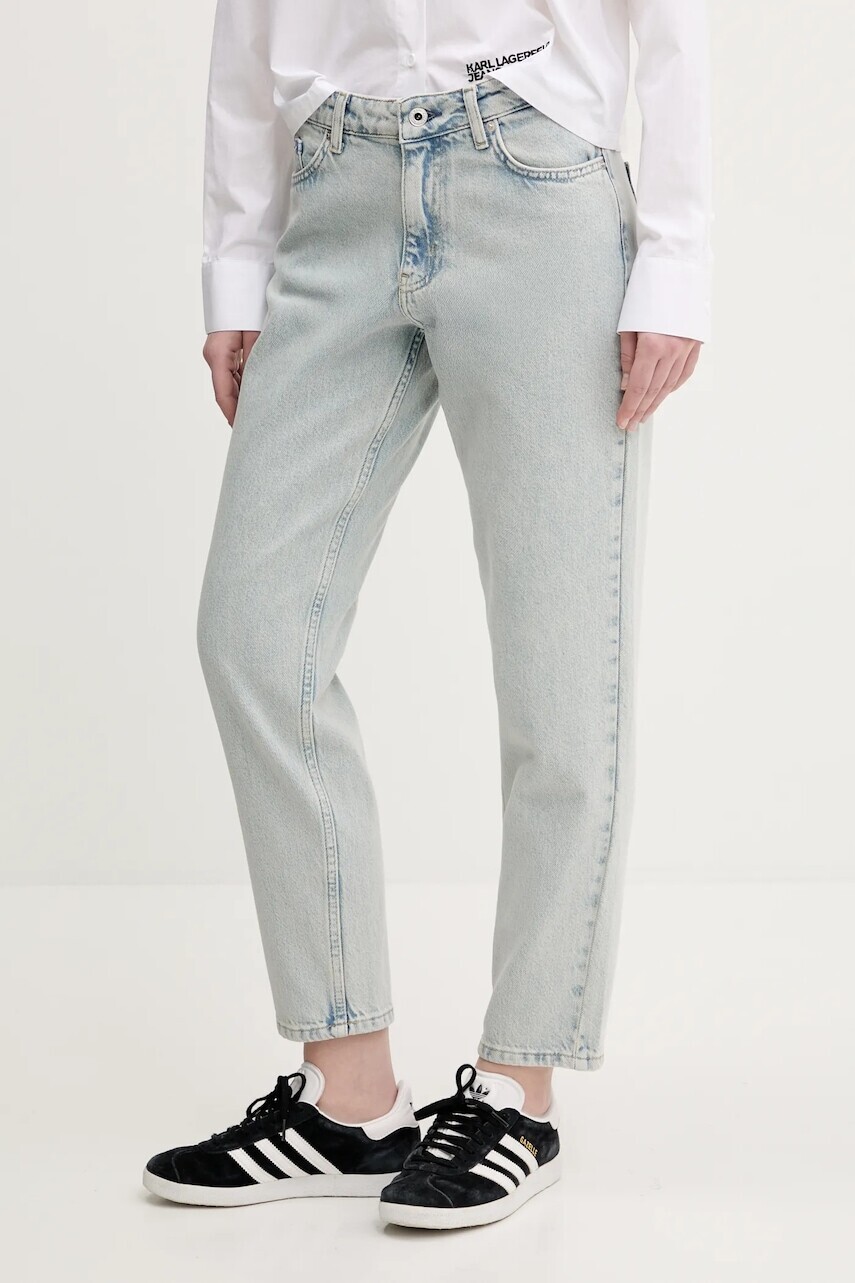 Rifle Karl Lagerfeld Jeans dámske, vysoký pás, A2W10057