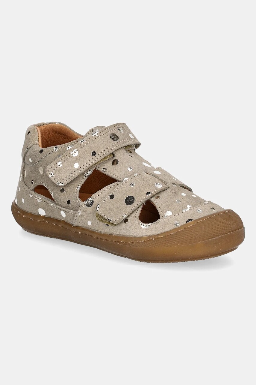 Detské semišové sandále Froddo OLLIE SANDAL béžová farba, G2150186