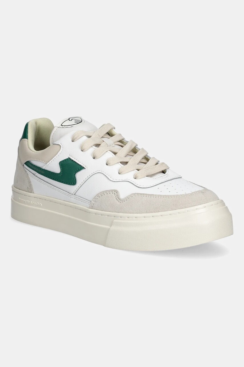 Tenisky Stepney Workers Club PEARL S-STRIKE LEATHER biela farba, YA23650