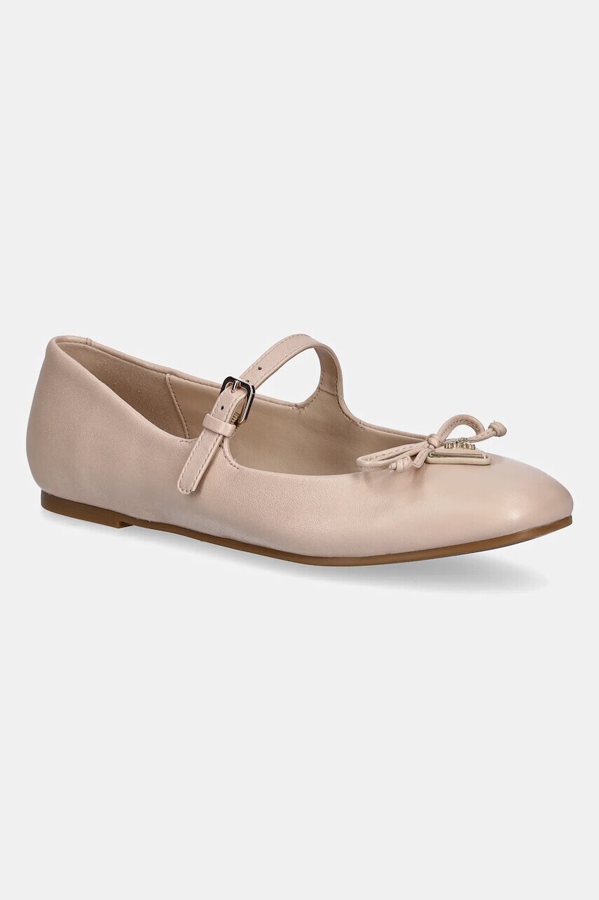 Baleríny Guess KAYRA béžová farba, FLJKAY LEA02